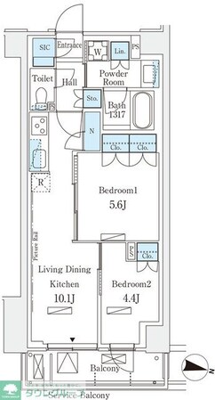 ロイヤルパークス赤羽サウスの物件間取画像